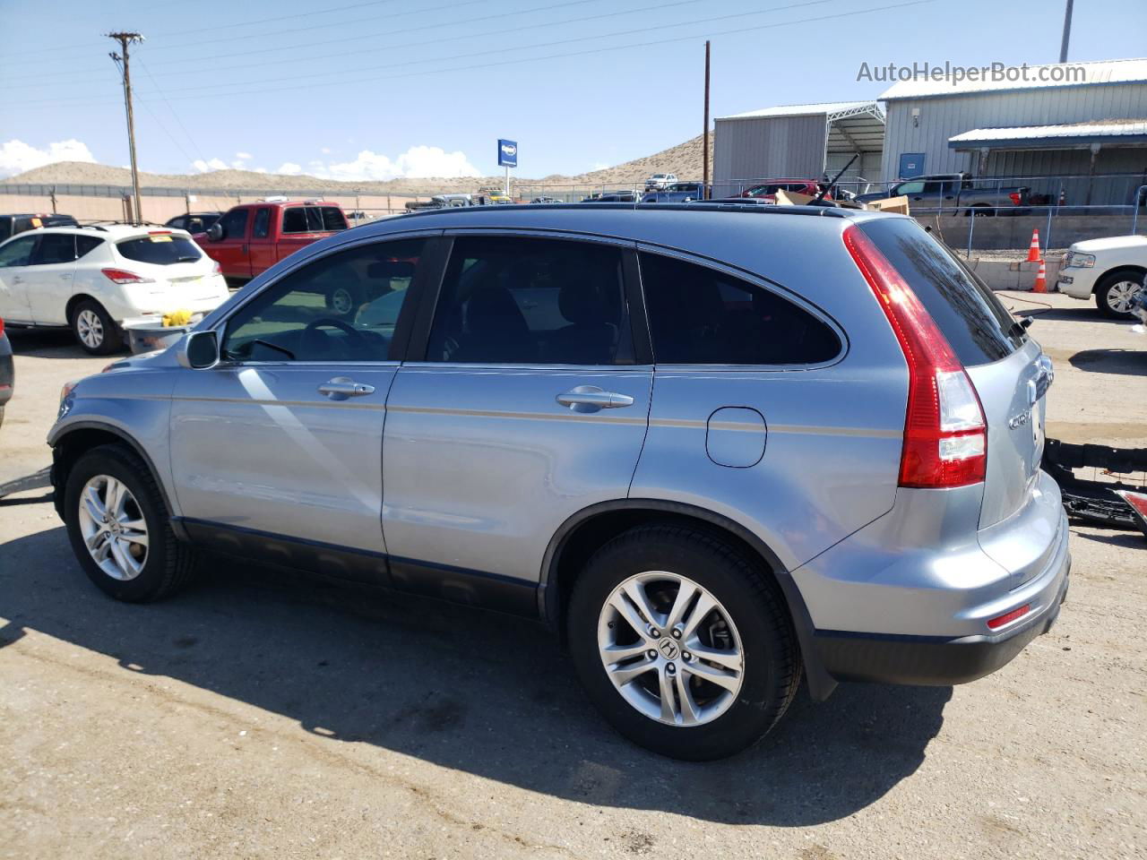 2010 Honda Cr-v Exl Blue vin: 5J6RE3H77AL026973