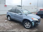 2010 Honda Cr-v Ex-l Blue vin: 5J6RE3H77AL027766