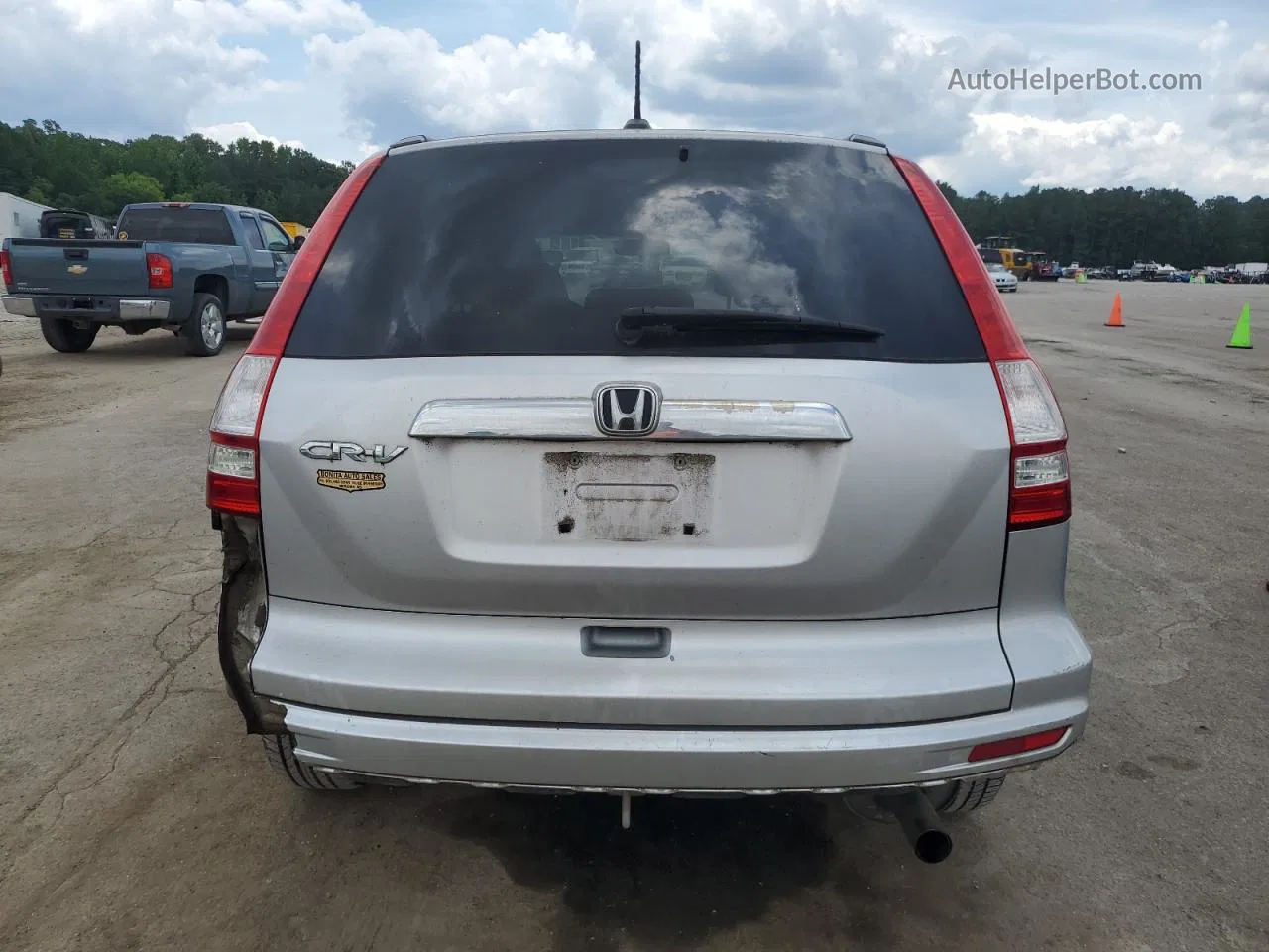 2010 Honda Cr-v Exl Silver vin: 5J6RE3H77AL047340