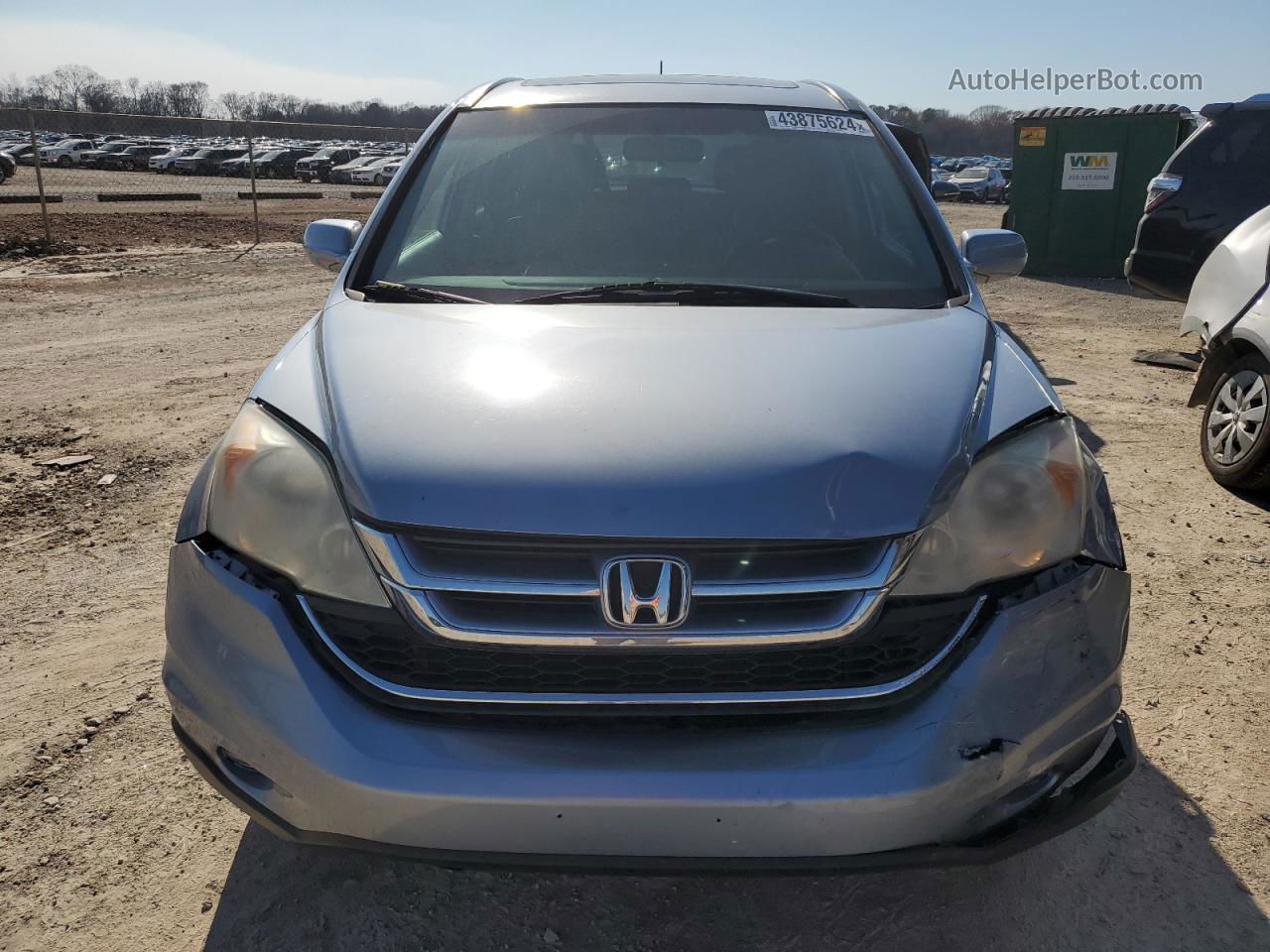 2010 Honda Cr-v Exl Blue vin: 5J6RE3H77AL051288