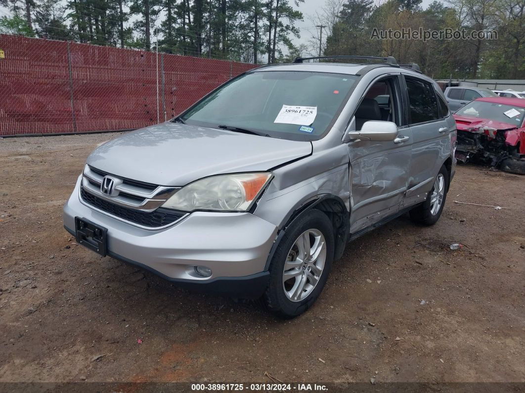 2010 Honda Cr-v Ex-l Silver vin: 5J6RE3H78AL013066