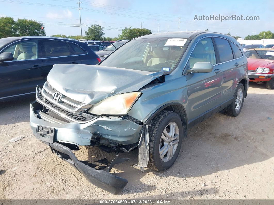 2010 Honda Cr-v Ex-l Light Blue vin: 5J6RE3H79AL016266