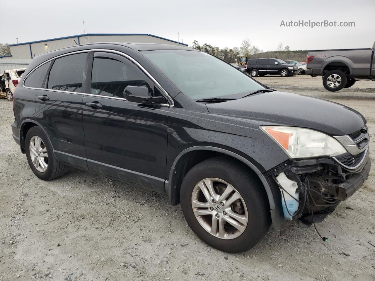 2010 Honda Cr-v Exl Черный vin: 5J6RE3H79AL035450