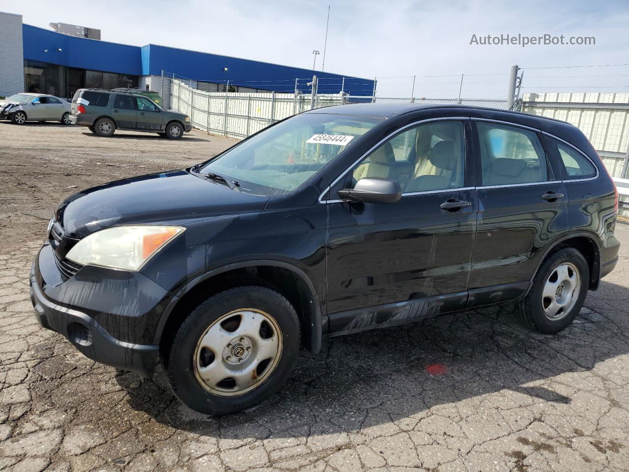 2009 Honda Cr-v Lx Черный vin: 5J6RE48309L021161