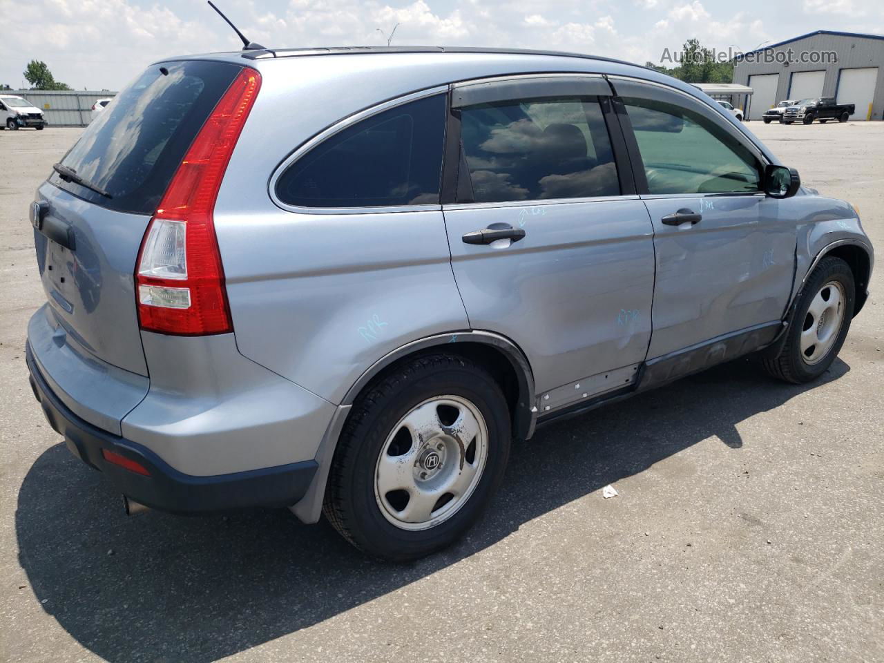 2009 Honda Cr-v Lx Blue vin: 5J6RE48319L066819