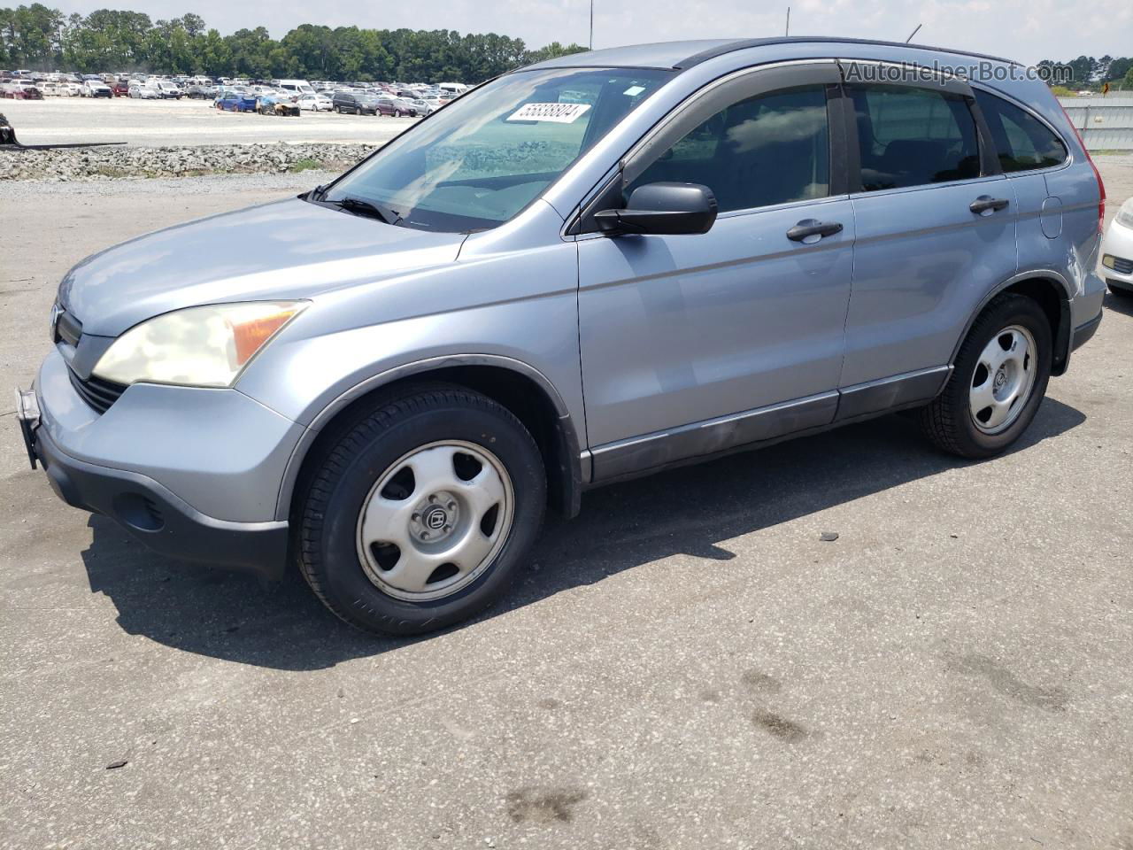 2009 Honda Cr-v Lx Blue vin: 5J6RE48319L066819