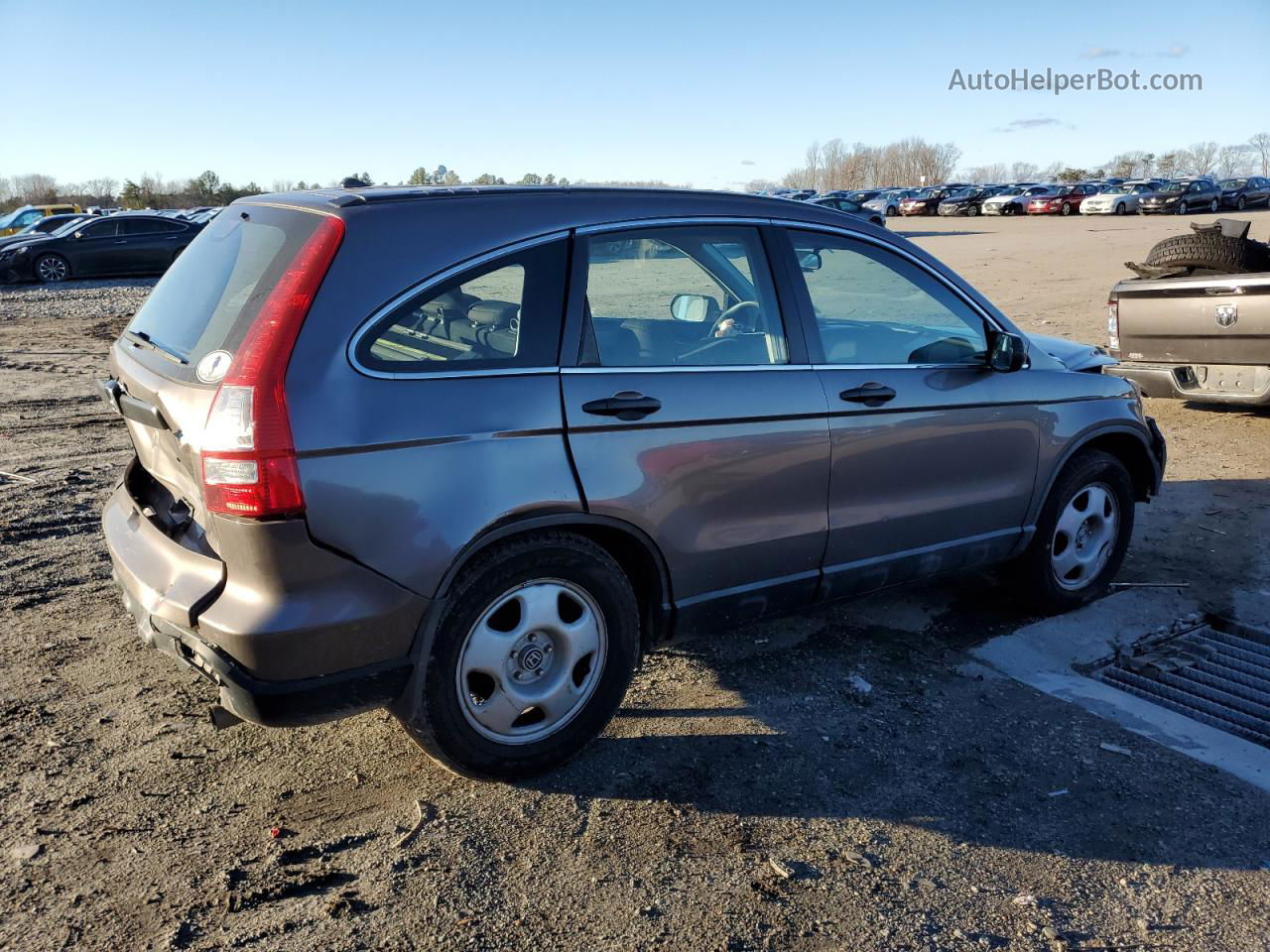 2009 Honda Cr-v Lx Gray vin: 5J6RE48329L044411