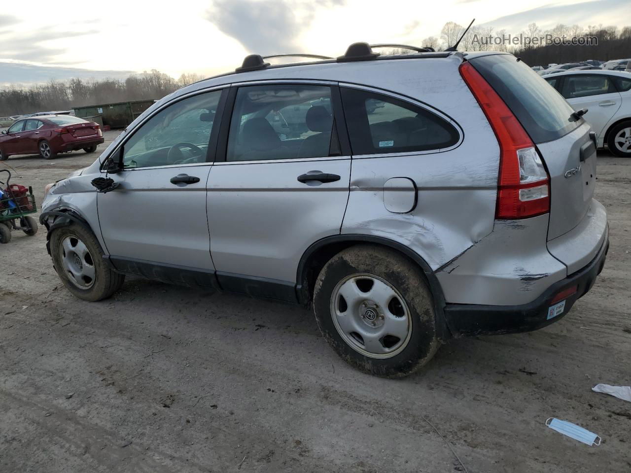 2009 Honda Cr-v Lx Silver vin: 5J6RE48339L037208