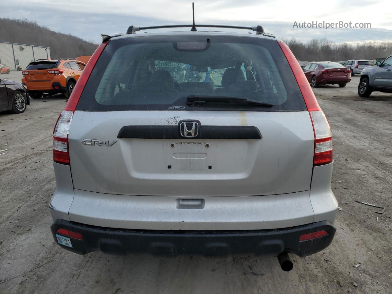 2009 Honda Cr-v Lx Silver vin: 5J6RE48339L037208