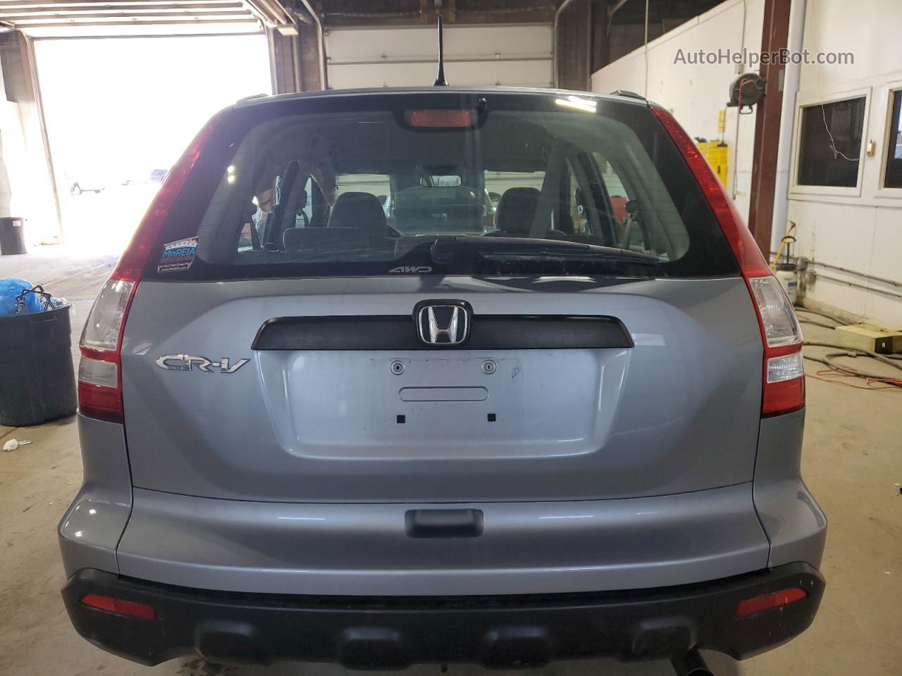 2009 Honda Cr-v Lx Blue vin: 5J6RE48339L065851