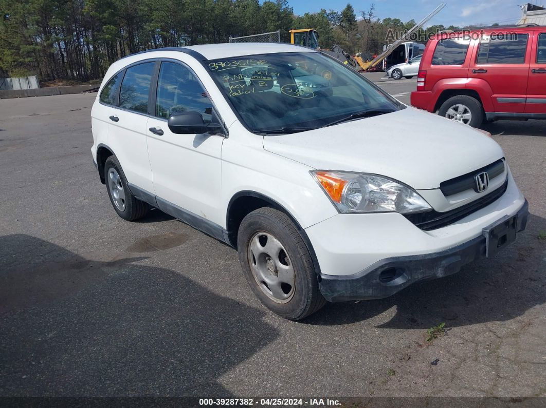 2009 Honda Cr-v Lx White vin: 5J6RE48339L070161