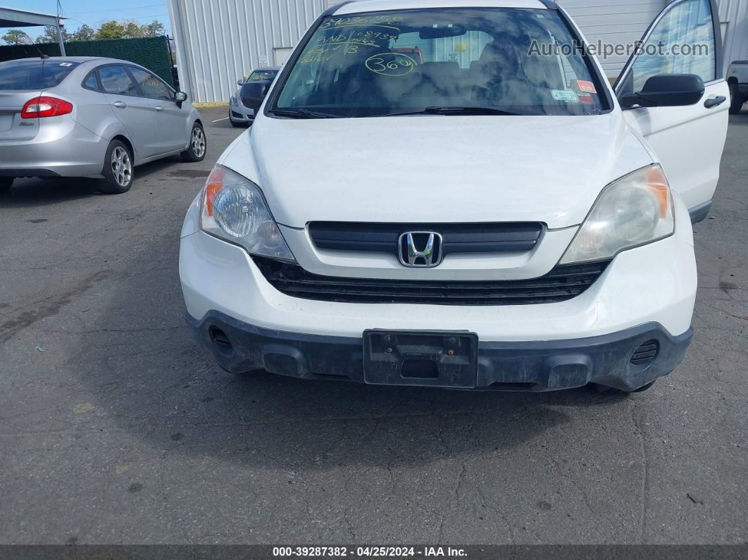 2009 Honda Cr-v Lx White vin: 5J6RE48339L070161