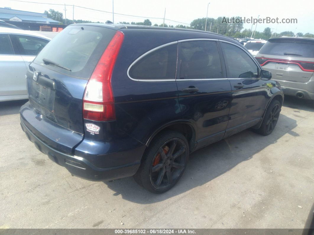 2009 Honda Cr-v Lx Blue vin: 5J6RE48349L004783