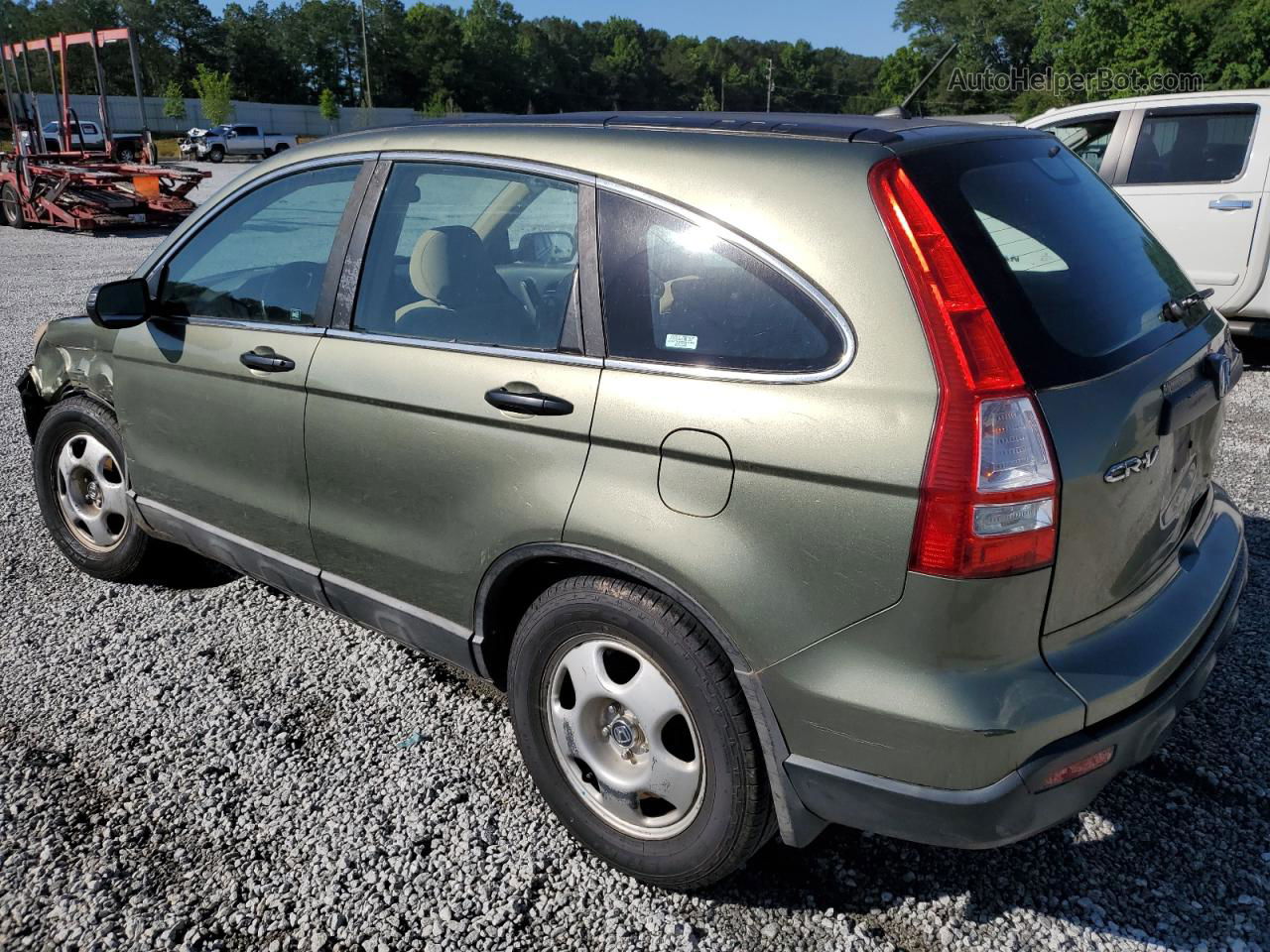 2009 Honda Cr-v Lx Зеленый vin: 5J6RE48349L010258