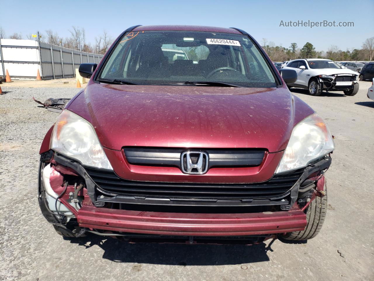 2009 Honda Cr-v Lx Burgundy vin: 5J6RE48349L024161