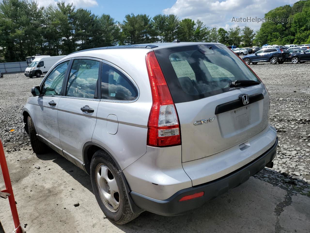 2009 Honda Cr-v Lx Silver vin: 5J6RE48349L056091