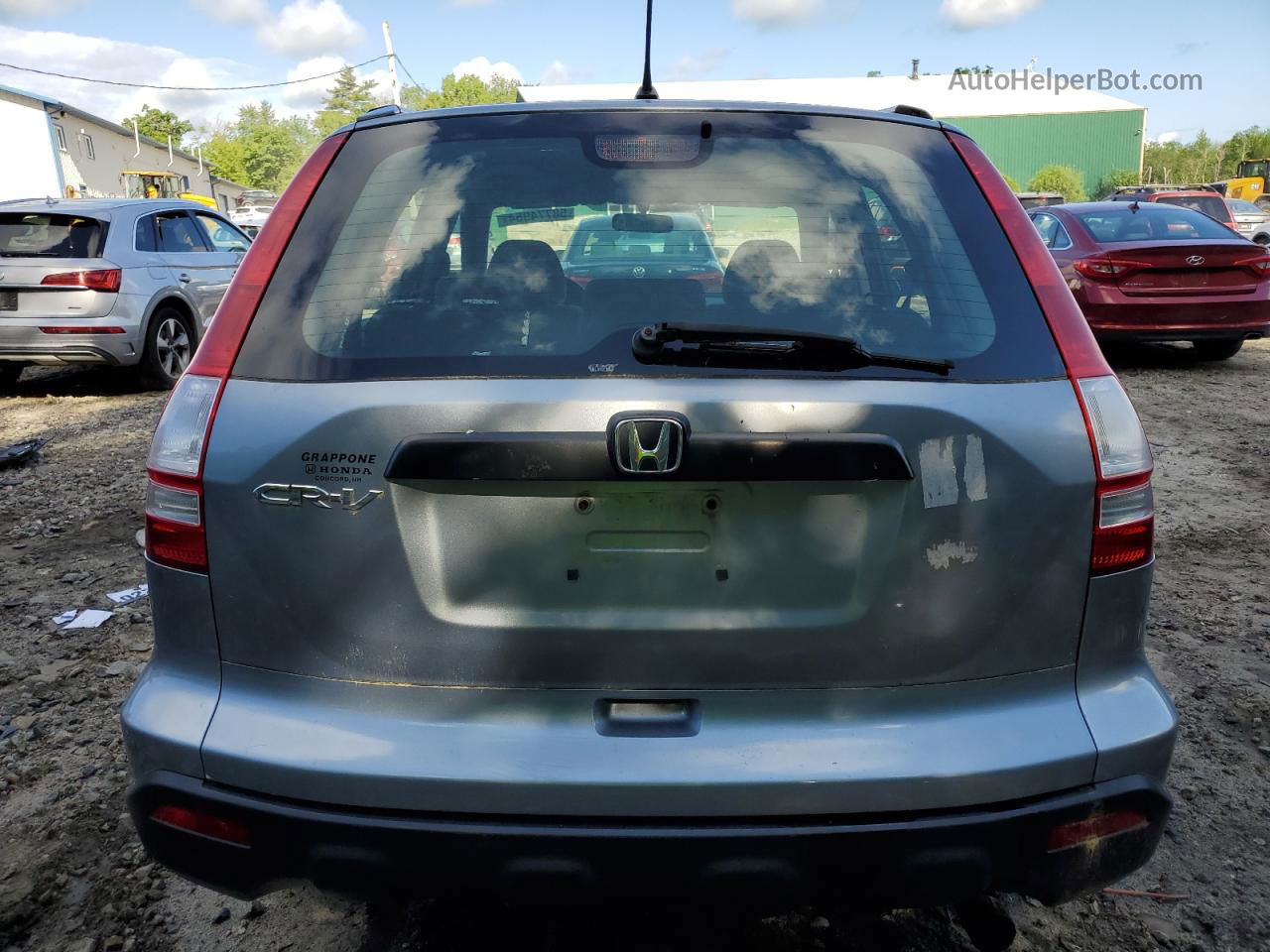 2009 Honda Cr-v Lx Blue vin: 5J6RE48349L058570