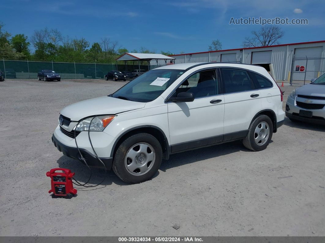 2009 Honda Cr-v Lx White vin: 5J6RE48369L032052