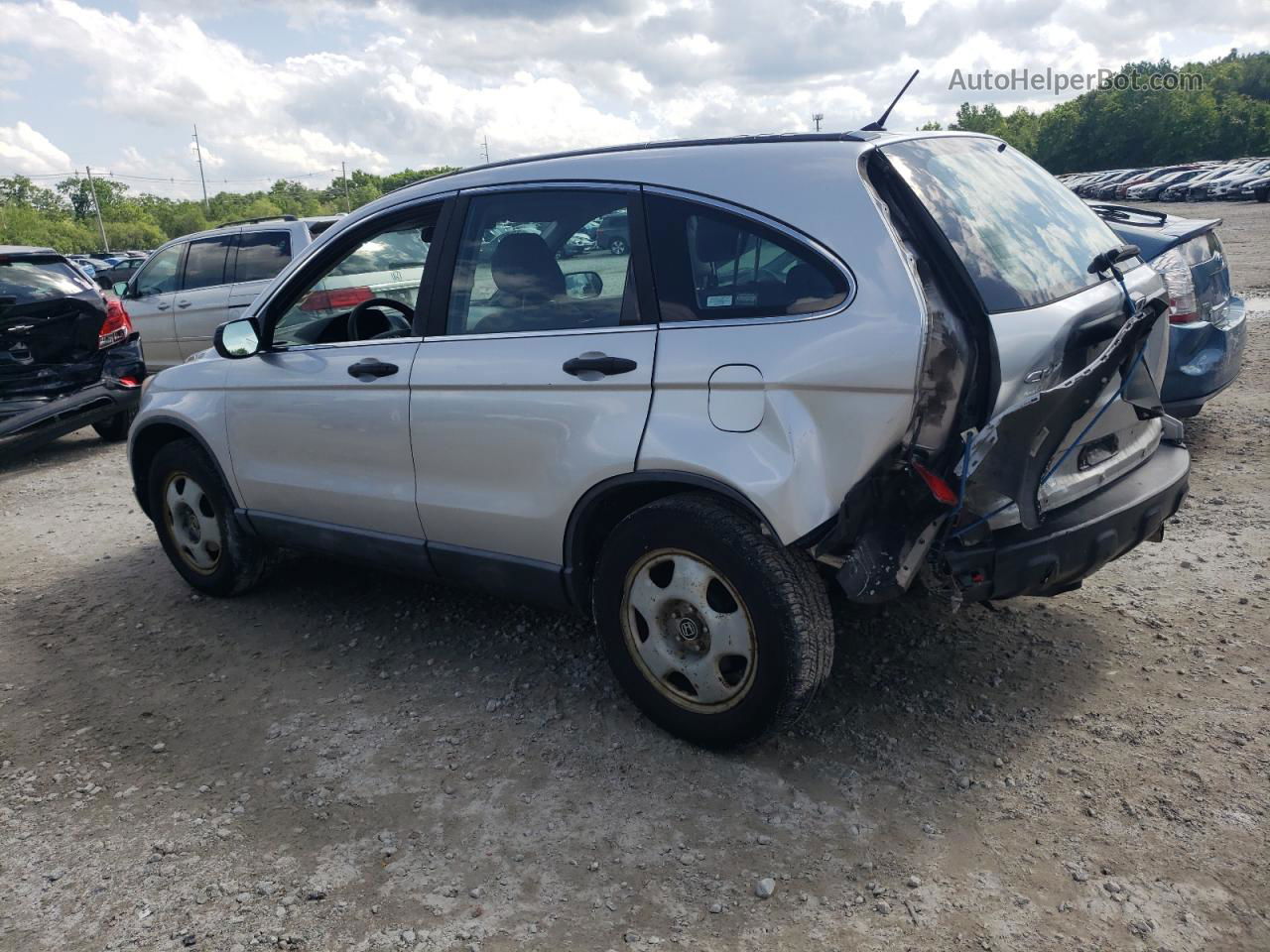 2009 Honda Cr-v Lx Silver vin: 5J6RE48369L048137