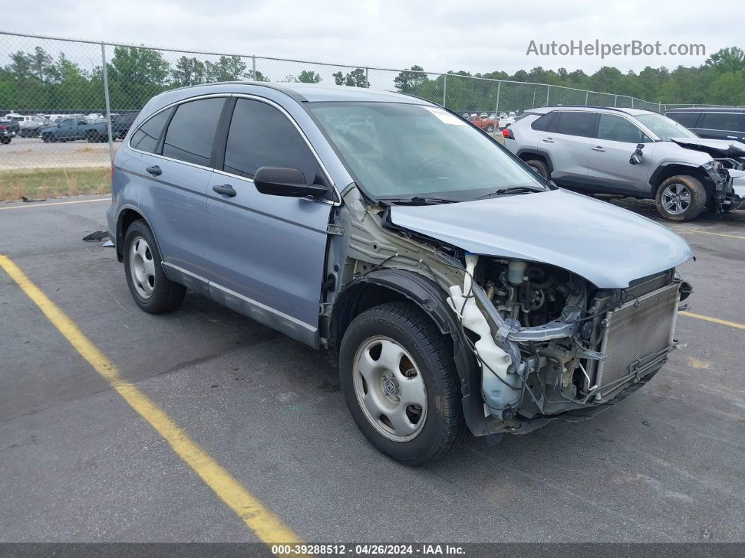 2009 Honda Cr-v Lx Light Blue vin: 5J6RE48379L016541