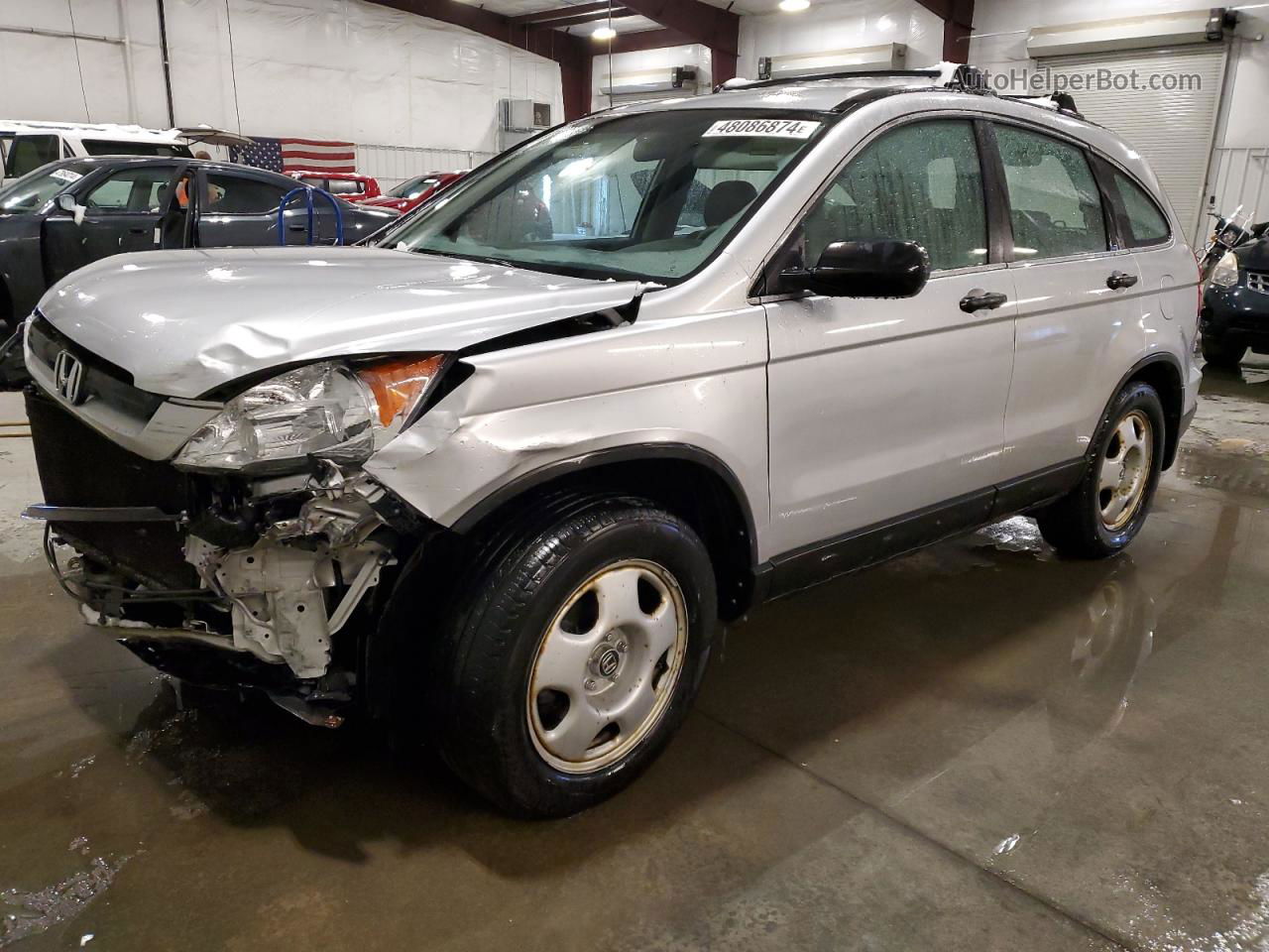 2009 Honda Cr-v Lx Silver vin: 5J6RE48379L060278