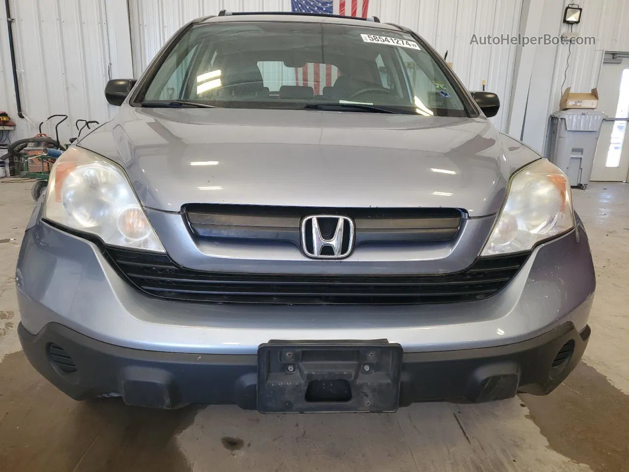 2009 Honda Cr-v Lx Blue vin: 5J6RE48389L020209