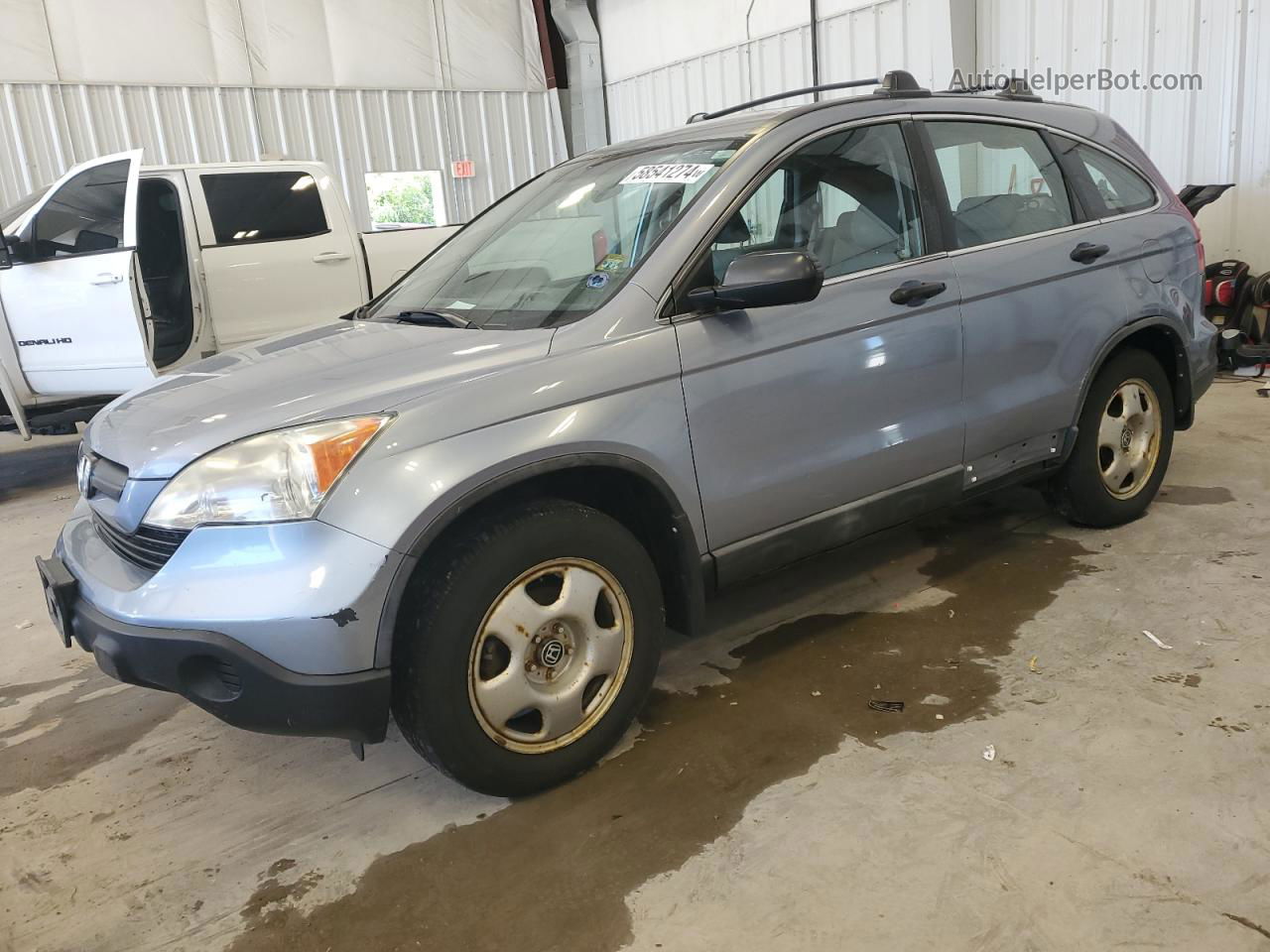 2009 Honda Cr-v Lx Blue vin: 5J6RE48389L020209