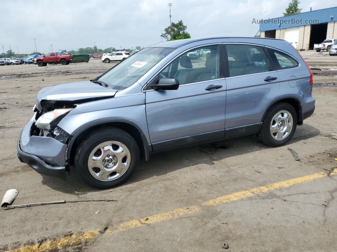 2009 Honda Cr-v Lx Gray vin: 5J6RE48389L062573