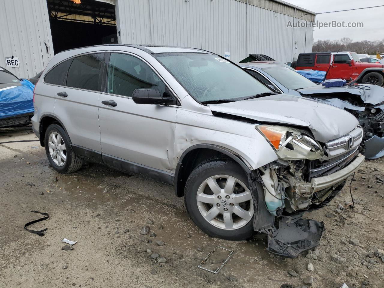 2009 Honda Cr-v Ex Silver vin: 5J6RE48509L006208