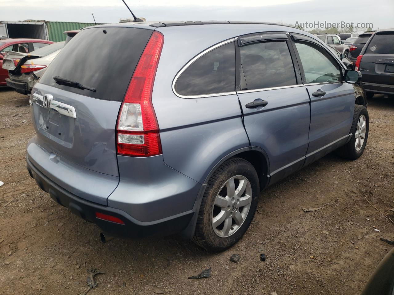 2009 Honda Cr-v Ex Blue vin: 5J6RE48509L022831