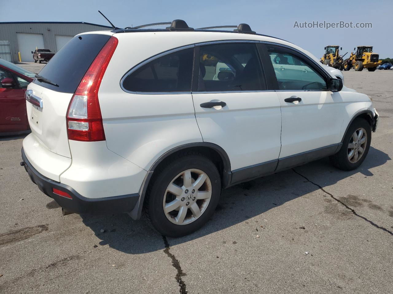 2009 Honda Cr-v Ex White vin: 5J6RE48509L042447