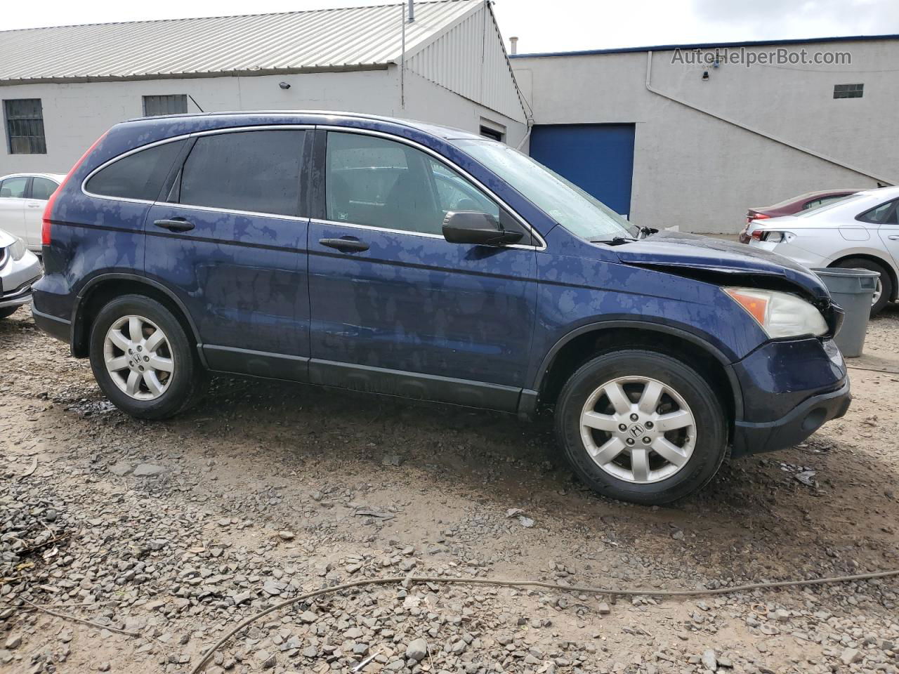 2009 Honda Cr-v Ex Blue vin: 5J6RE48509L064075