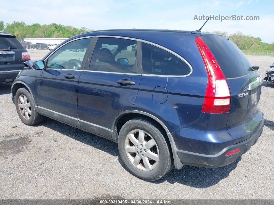 2009 Honda Cr-v Ex Blue vin: 5J6RE48519L033756