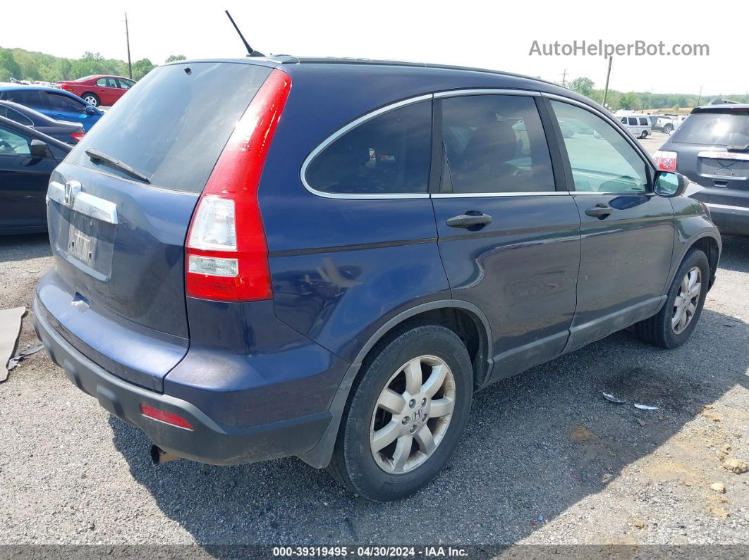 2009 Honda Cr-v Ex Blue vin: 5J6RE48519L033756