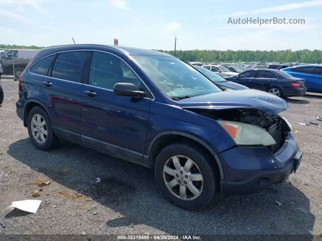 2009 Honda Cr-v Ex Синий vin: 5J6RE48519L033756