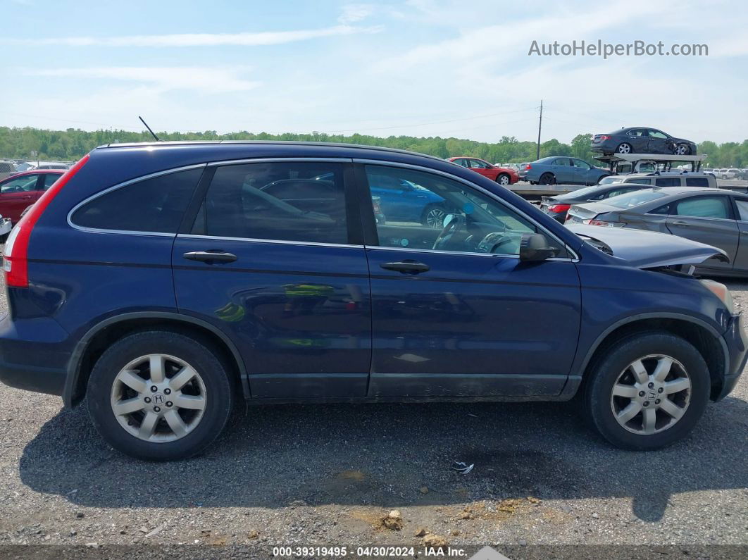 2009 Honda Cr-v Ex Blue vin: 5J6RE48519L033756