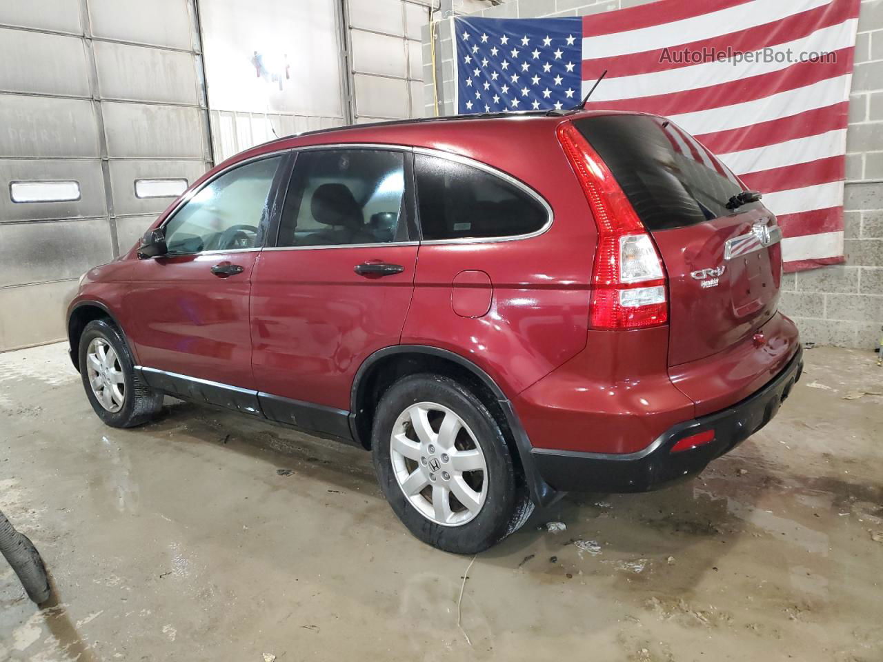 2009 Honda Cr-v Ex Burgundy vin: 5J6RE48519L067096