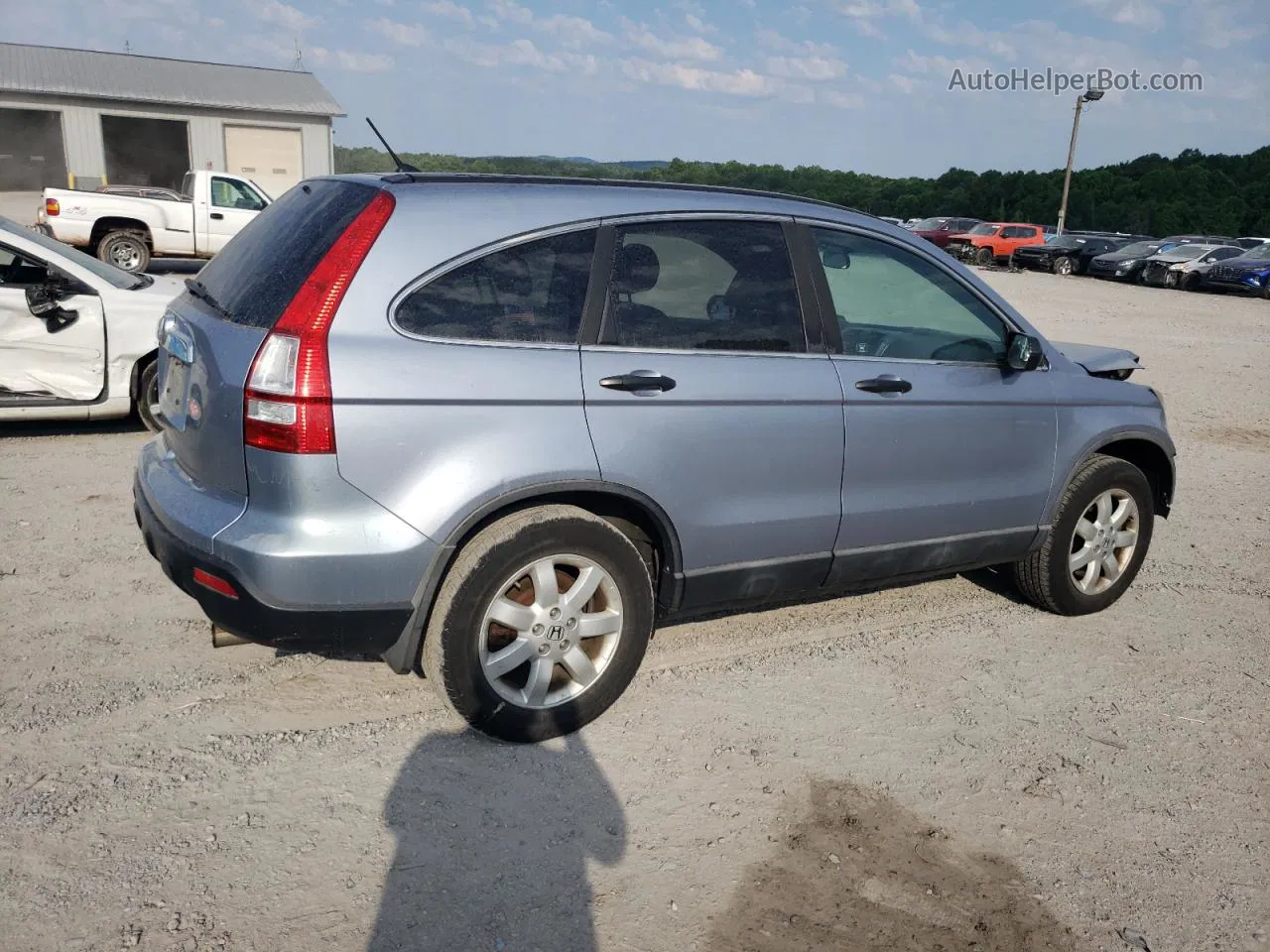 2009 Honda Cr-v Ex Blue vin: 5J6RE48529L010079