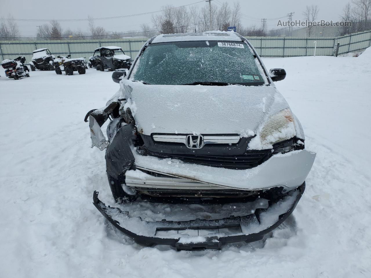 2009 Honda Cr-v Ex Silver vin: 5J6RE48529L021812