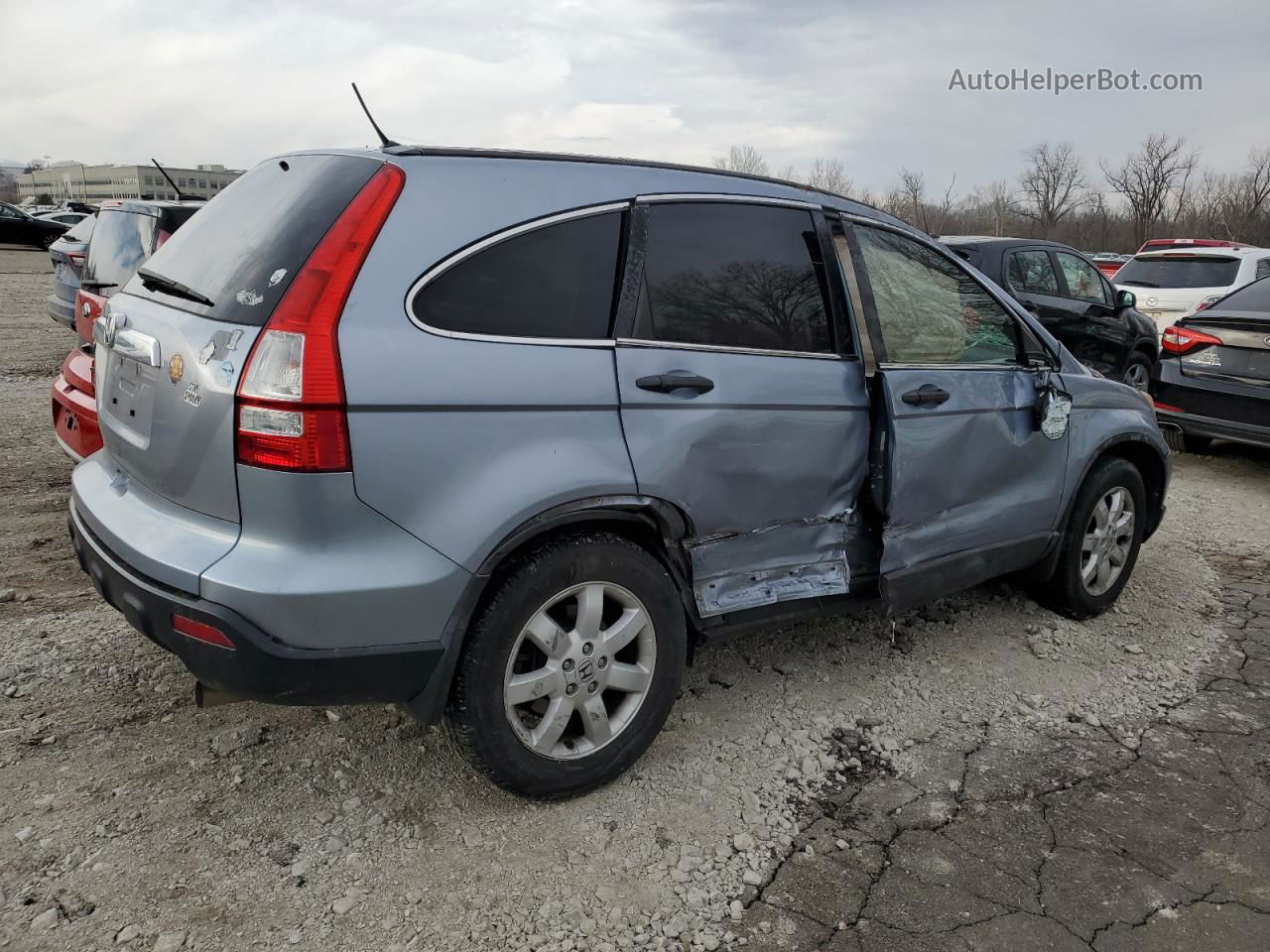 2009 Honda Cr-v Ex Синий vin: 5J6RE48529L022927