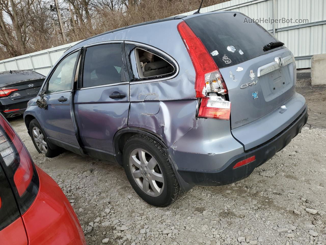 2009 Honda Cr-v Ex Blue vin: 5J6RE48529L022927