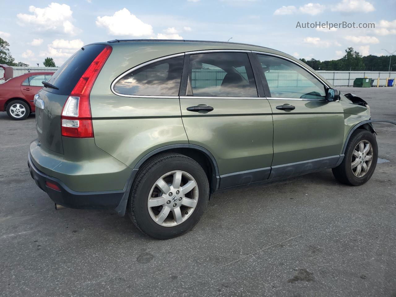 2009 Honda Cr-v Ex Зеленый vin: 5J6RE48529L050033