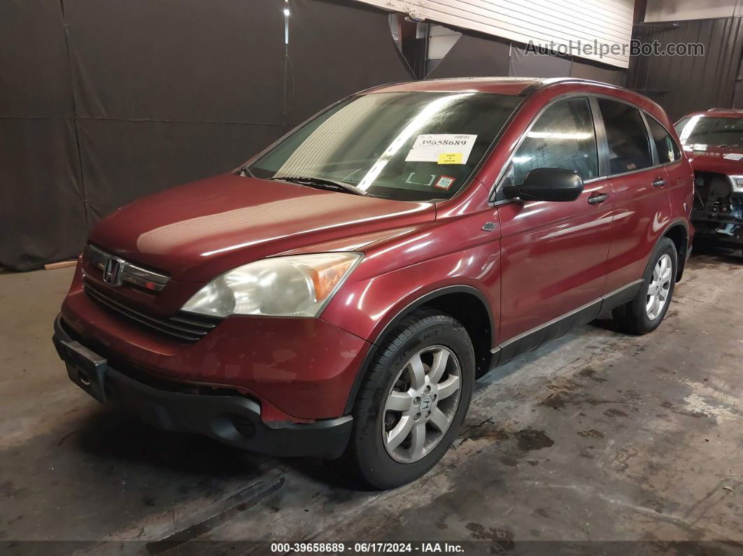 2009 Honda Cr-v Ex Burgundy vin: 5J6RE48549L031077