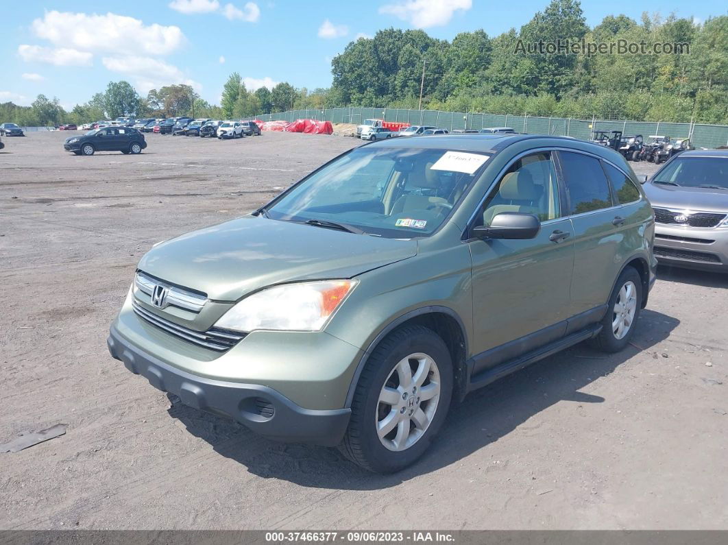 2009 Honda Cr-v Ex Зеленый vin: 5J6RE48549L037879