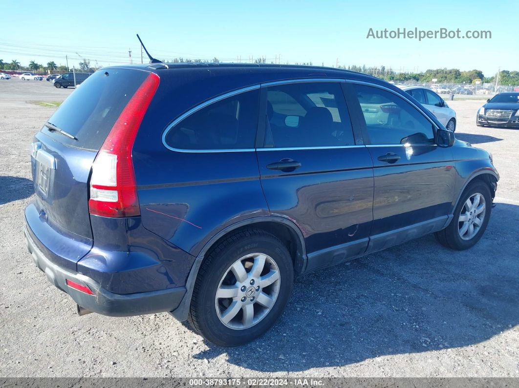 2009 Honda Cr-v Ex Dark Blue vin: 5J6RE48549L050485