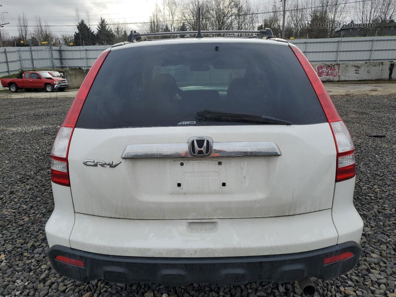 2009 Honda Cr-v Ex White vin: 5J6RE48549L052933