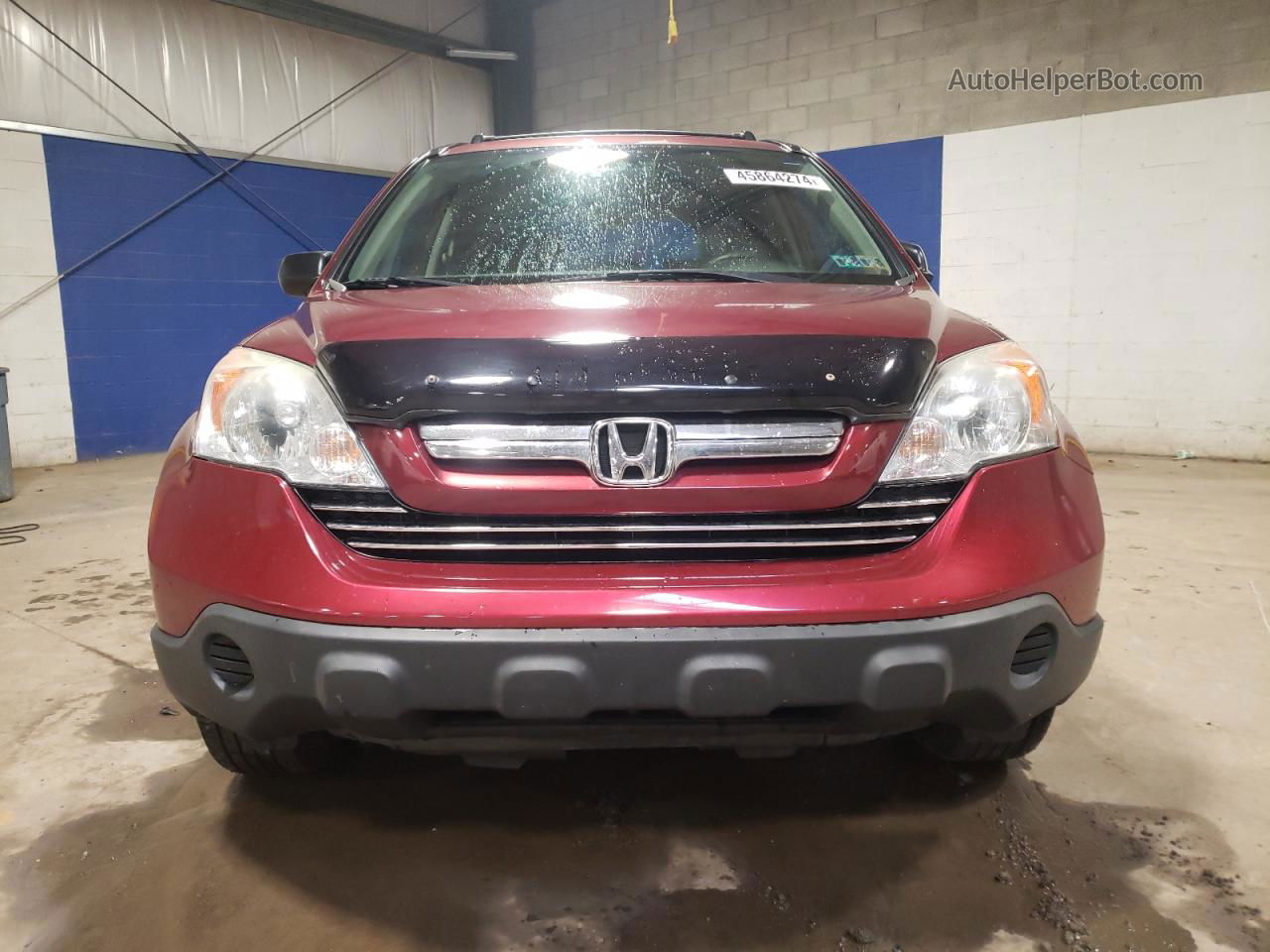 2009 Honda Cr-v Ex Red vin: 5J6RE48559L003496