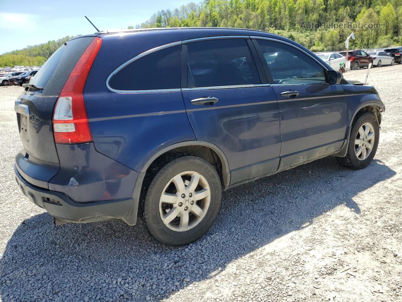 2009 Honda Cr-v Ex Purple vin: 5J6RE48569L003605