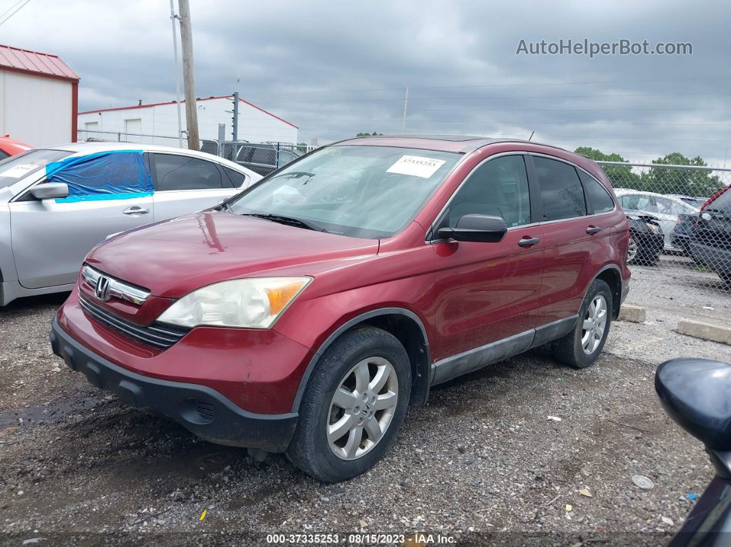 2009 Honda Cr-v Ex Maroon vin: 5J6RE48579L003533