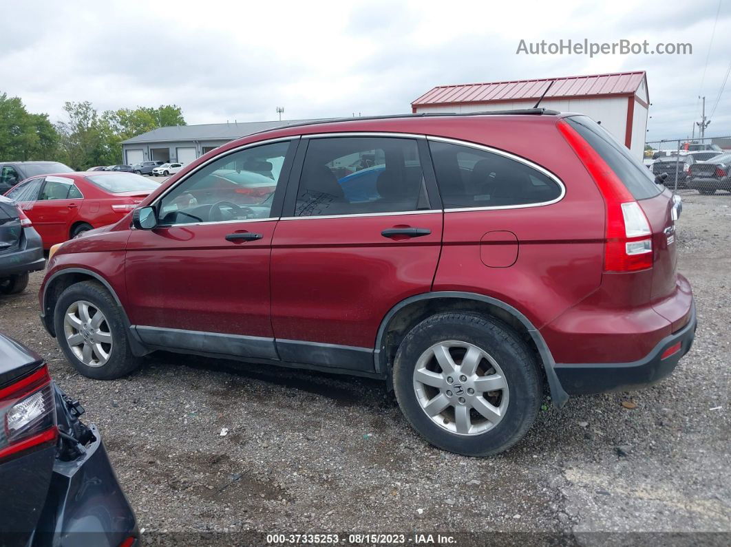 2009 Honda Cr-v Ex Maroon vin: 5J6RE48579L003533